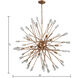 Serendipity 9 Light 38 inch Matte Gold Chandelier Ceiling Light