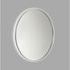 Cadre 36 X 36 inch Brushed Nickel Backlit Wall Mirror