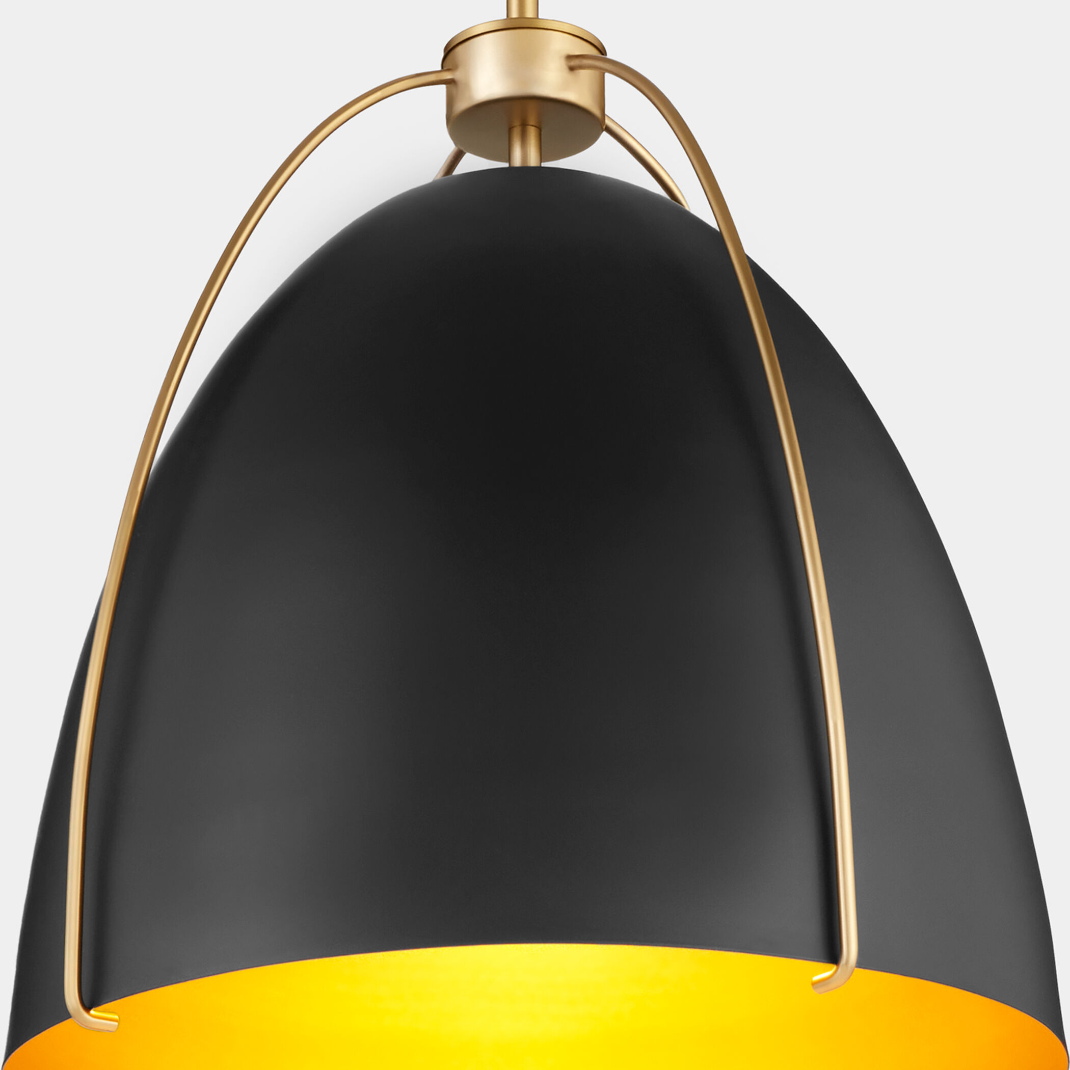 Jamie 3 Light 18.25 inch Matte Black and Aged Brass Pendant Ceiling Light