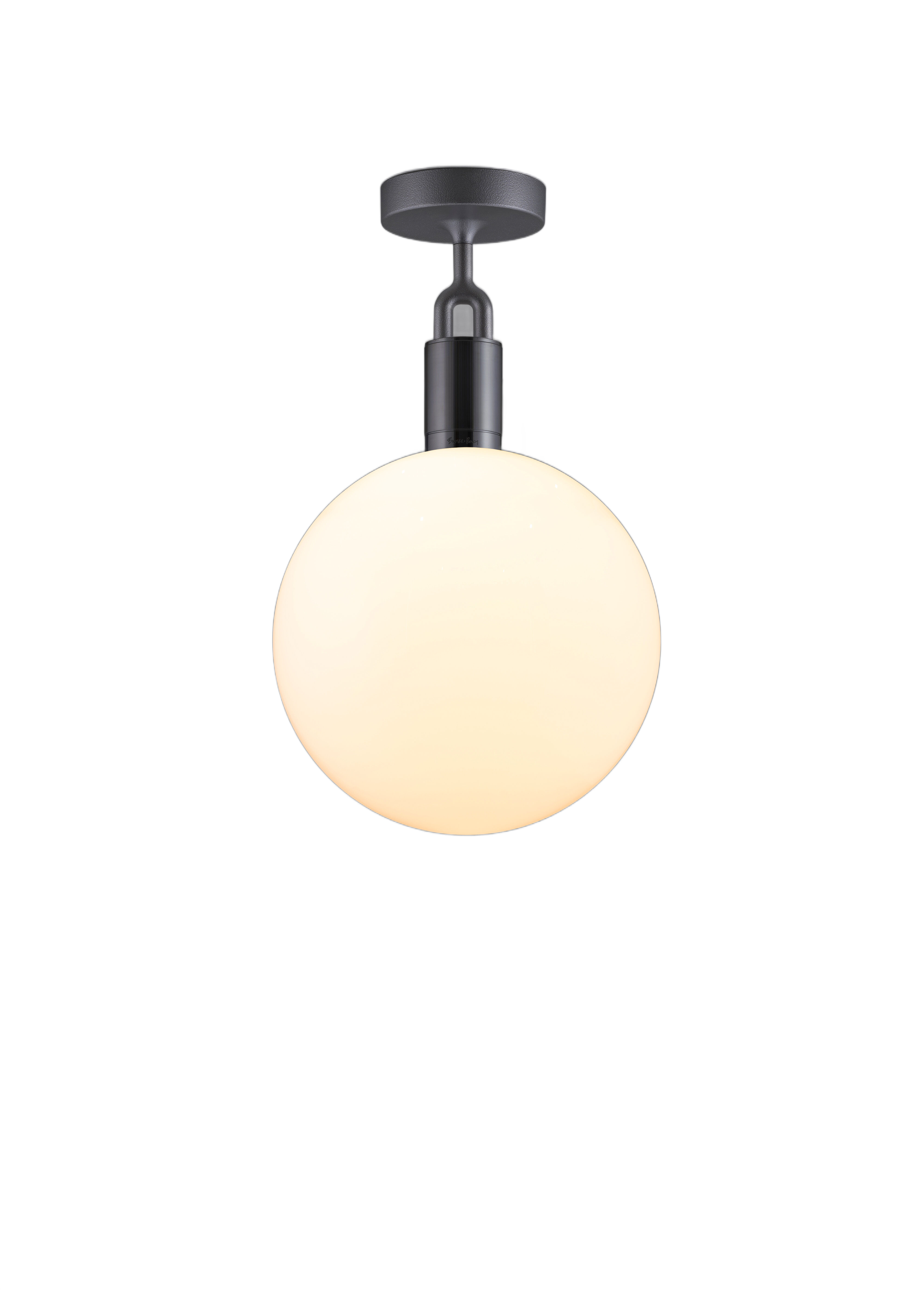 Forked LED 11.42 inch Gun Metal Flush Mount Ceiling Light