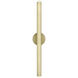 Kelly Wearstler Ebell LED 2.8 inch Natural Brass ADA Wall Sconce Wall Light