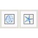 Waterside Collection Blue Framed Art