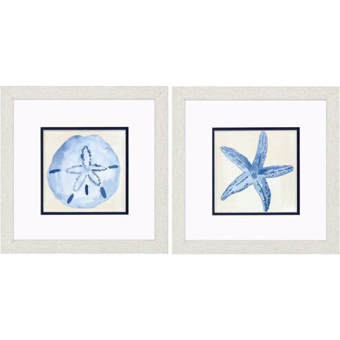 Waterside Collection Blue Framed Art