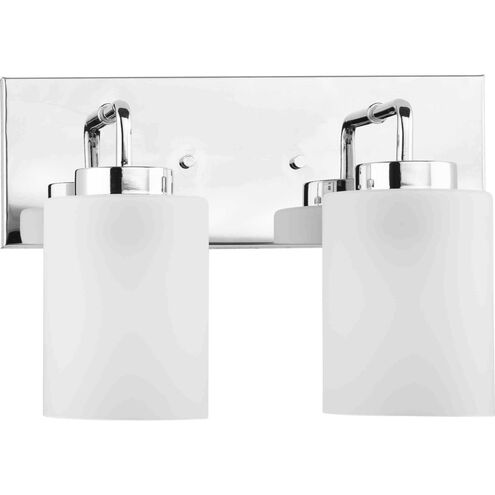 Merry 2 Light 12 inch Polished Chrome Bath Vanity Light Wall Light