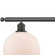 Ballston Athens 4 Light 48 inch Oil Rubbed Bronze Island Light Ceiling Light in Matte White Glass, Ballston