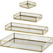 Anita Clear/Gold Tray
