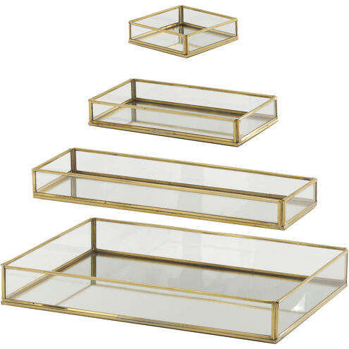 Anita Clear/Gold Tray