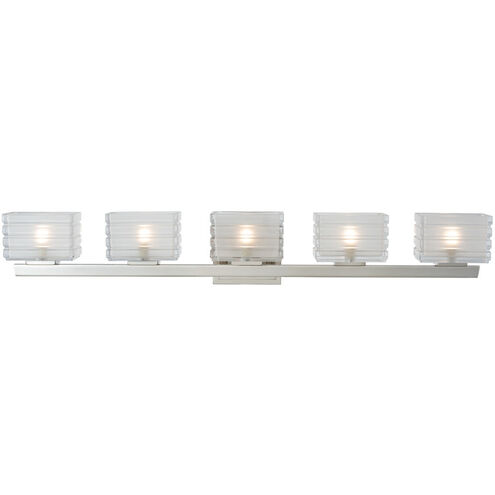 Victoria LED 40 inch Polished Nickel Bath Vanity Wall Light