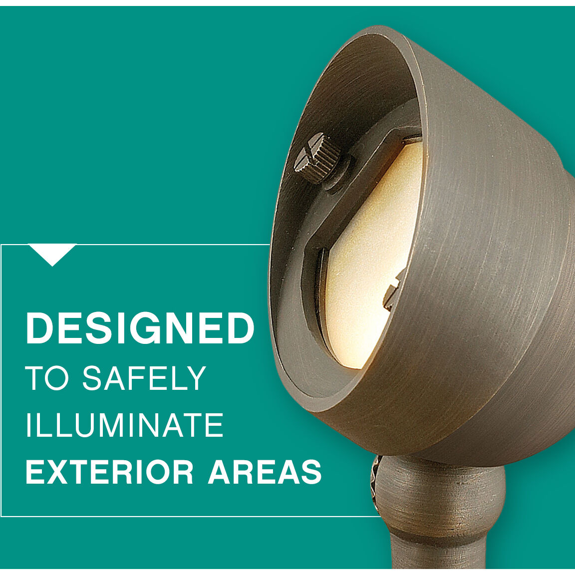 Hardy Island LED 5 inch Matte Bronze Landscape Wall Wash Spot Light