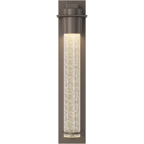 Airis 1 Light 24.3 inch Coastal Dark Smoke Outdoor Sconce, Medium