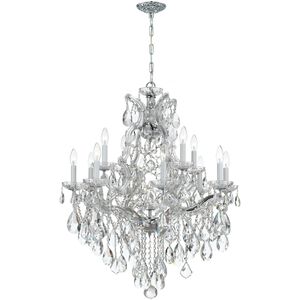Maria Theresa 13 Light 28 inch Polished Chrome Chandelier Ceiling Light