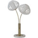 Bloom 30.7 inch 9 watt Weathered Brass Table Lamp Portable Light