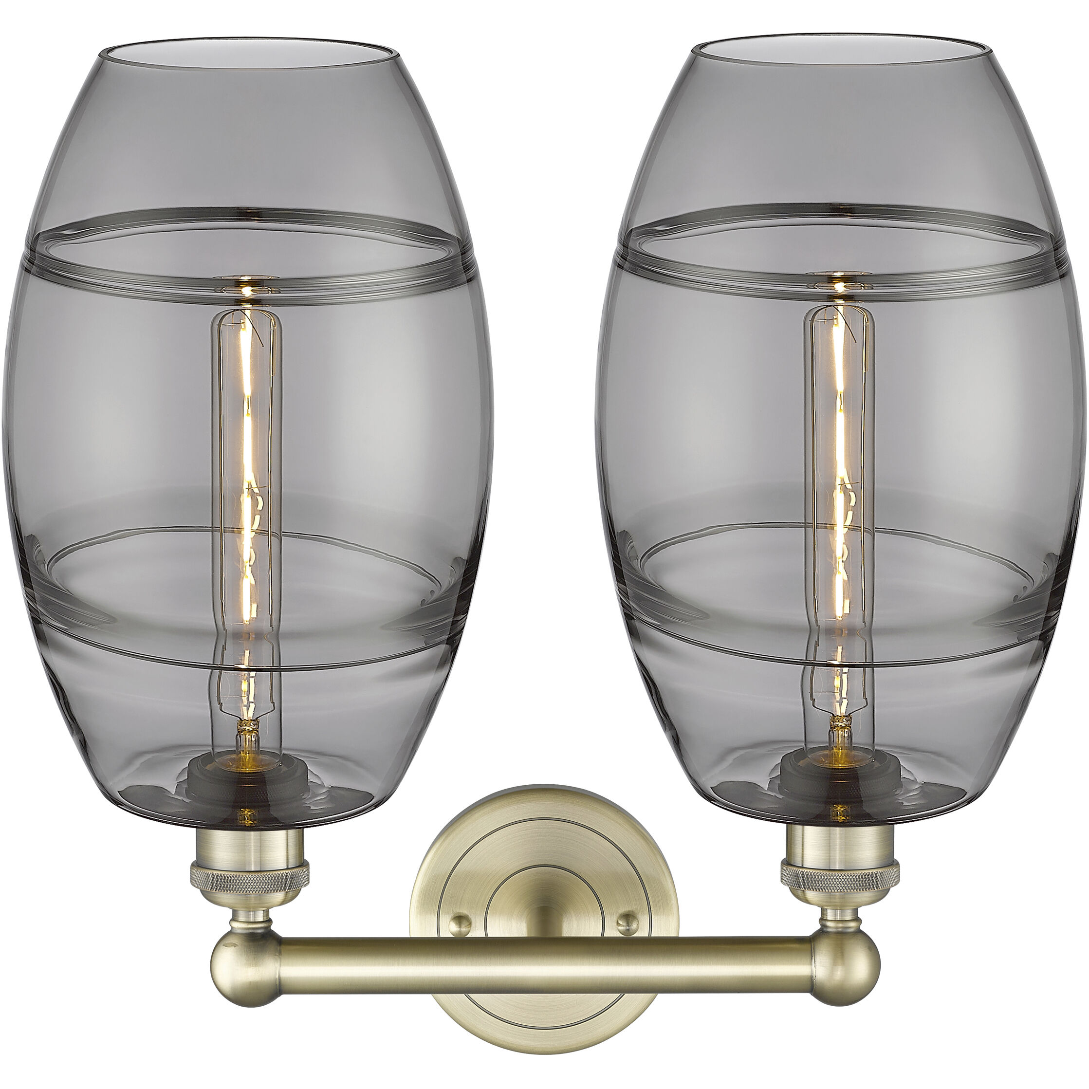 Edison Vaz 2 Light 17 inch Antique Brass Bath Vanity Light Wall Light