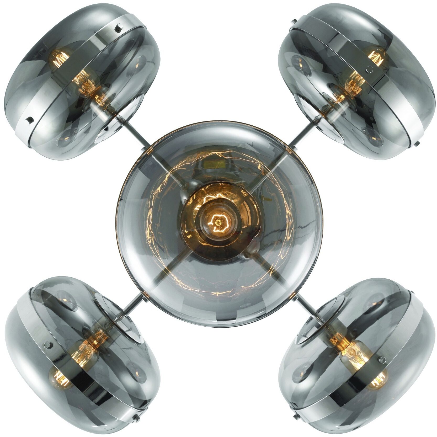 Nottingham 5 Light 28 inch Polished Nickel Chandelier Ceiling Light