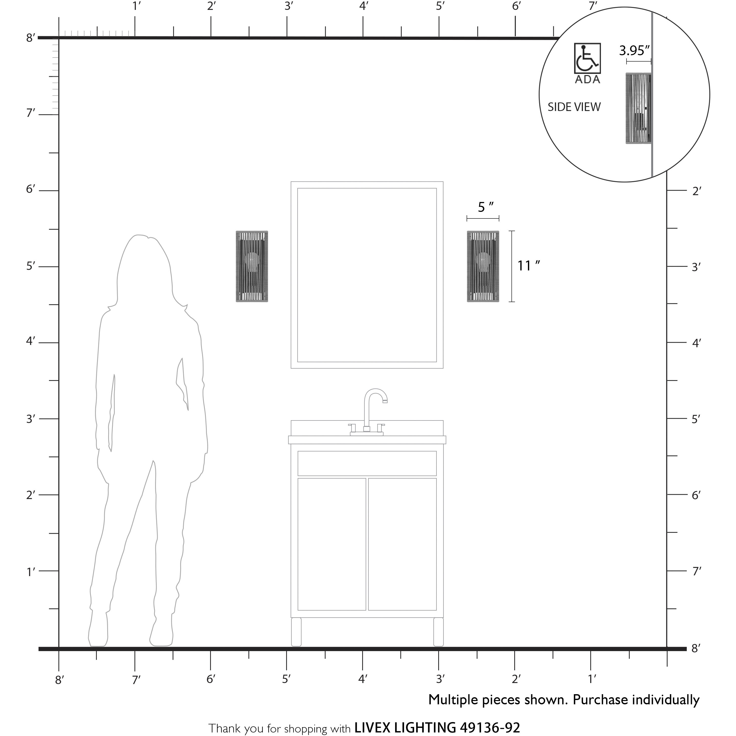 Acordia Wall Sconce Wall Light in English Bronze