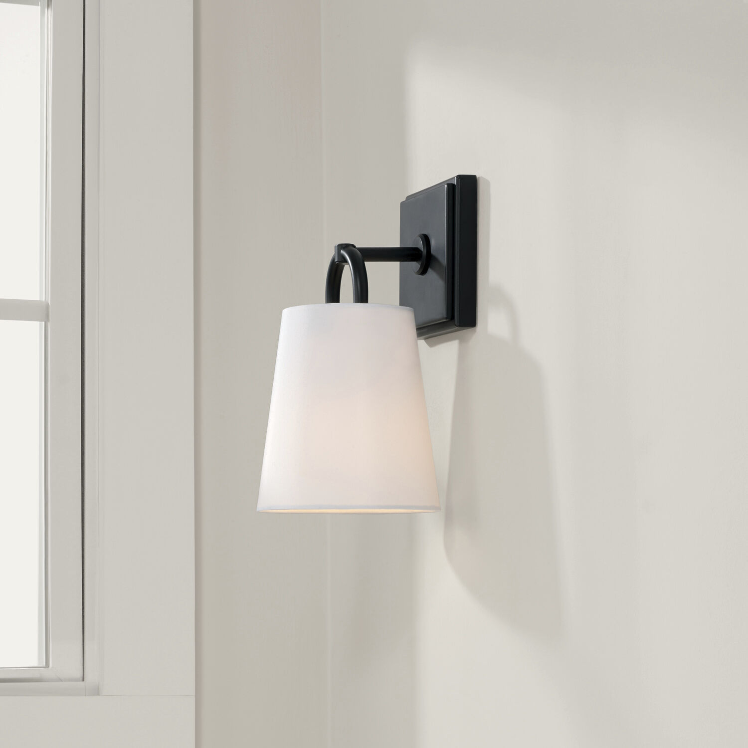 Brody 1 Light 6 inch Matte Black Sconce Wall Light