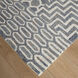 Mitra 130 X 94 inch Grey/White Rug in 8 x 11
