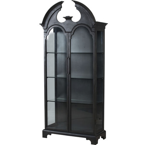 Anita Rustic Black Cabinet