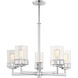 Harding 5 Light 25 inch Polished Chrome Chandelier Ceiling Light