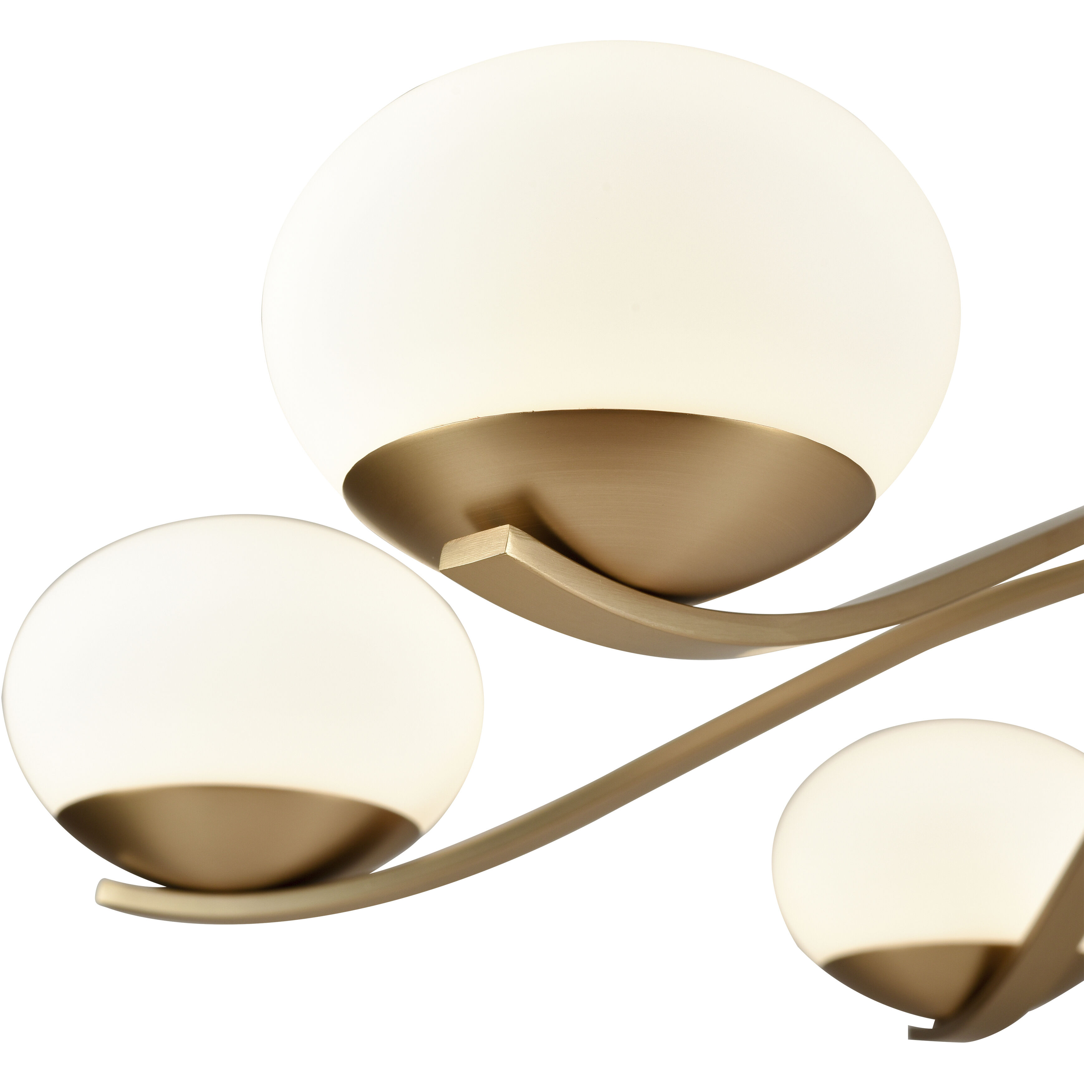 Wallace LED 31.75 inch Brushed Gold Chandelier Ceiling Light