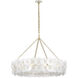 Julie Neill Gianna LED 36 inch Gild Ring Chandelier Ceiling Light