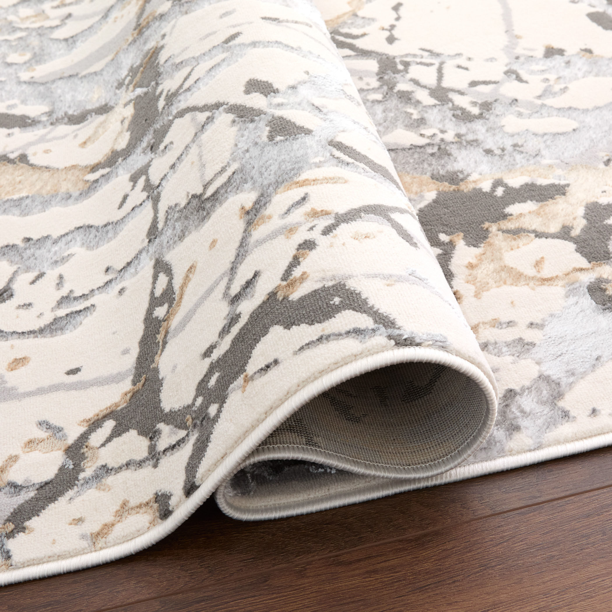 Fatima 36 X 24 inch Mineral Tones Rug in 2 x 3