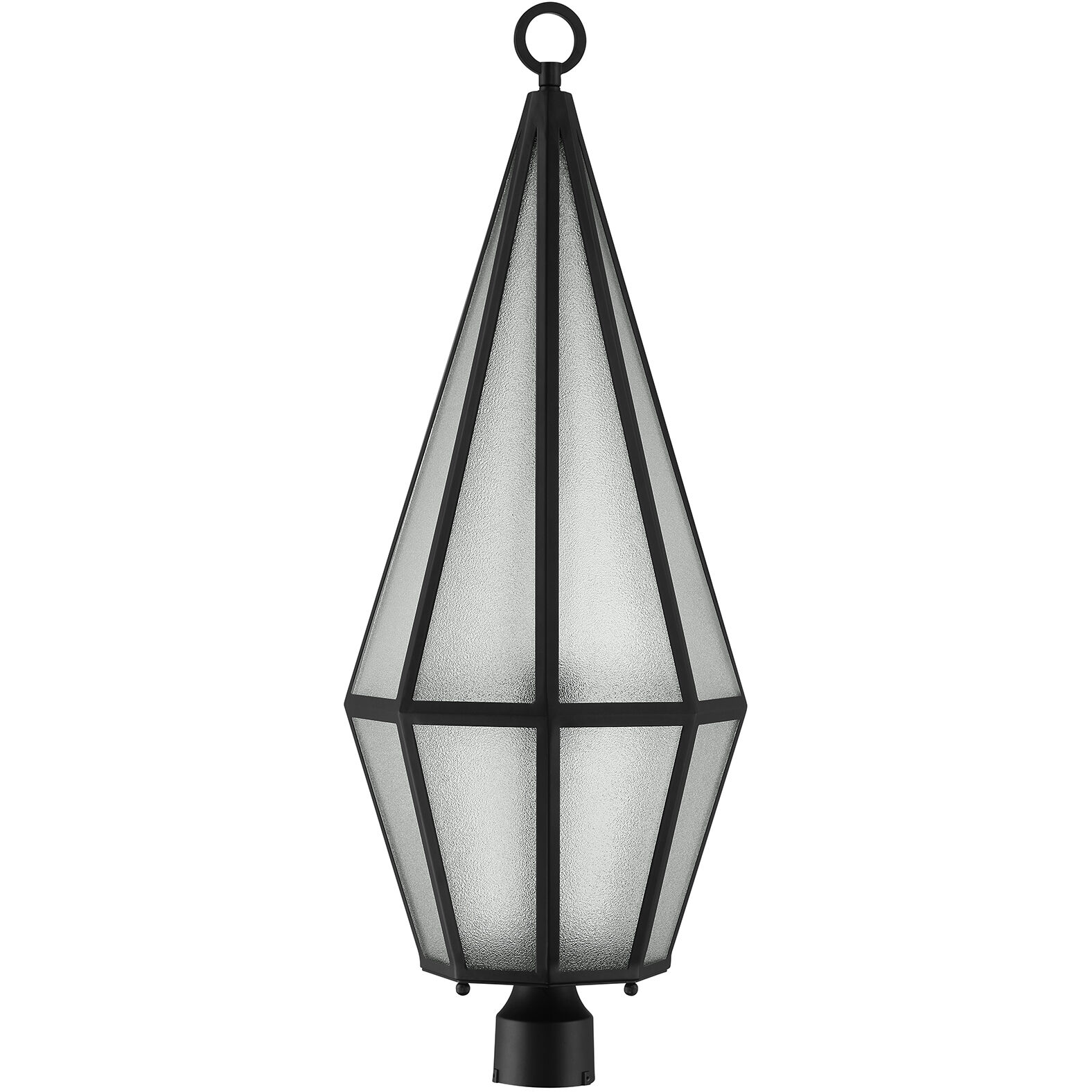 Peninsula 1 Light 36 inch Black Outdoor Post Lantern