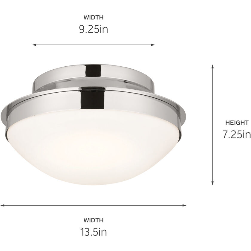 Polished nickel flush mount ceiling light online