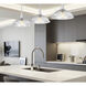 Lunelle 3 Light 52 inch Brushed Nickel Linear Chandelier Ceiling Light