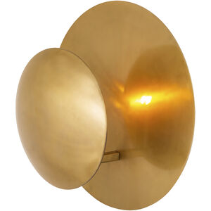 Lorens 1 Light 13 inch Aged Brass Sconce Wall Light