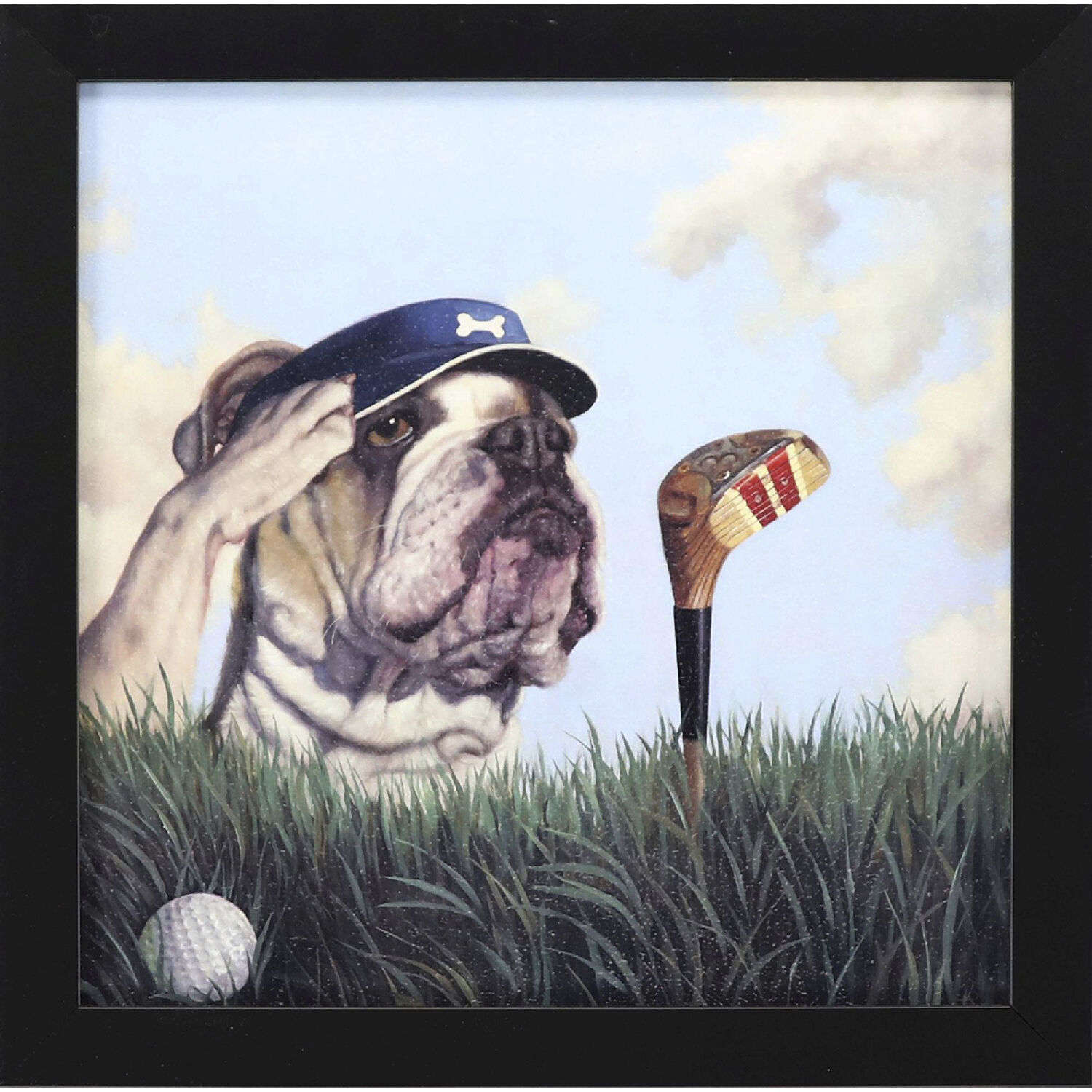 Animals 11 X 11 inch Non-Glass Framed Art, Propac