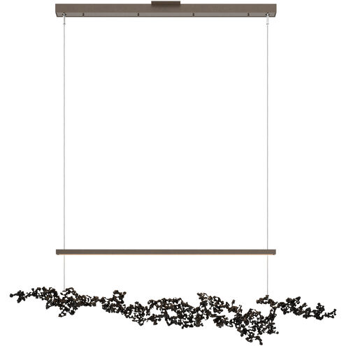 Art + Alchemy Coral LED 9 inch Bronze with Black Pendant Ceiling Light in Bronze/Black