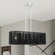 Acordia 4 Light 36 inch Painted Nickel Linear Chandelier Ceiling Light, Large
