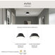 Avra 2 Light 11 inch Matte Black Flush Mount Ceiling Light