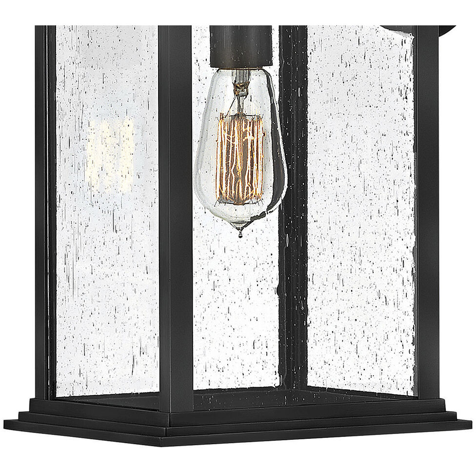 Grant Outdoor Wall Mount Lantern in Textured Black