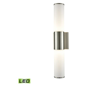 Muncy LED 19.5 inch Satin Nickel Sconce Wall Light