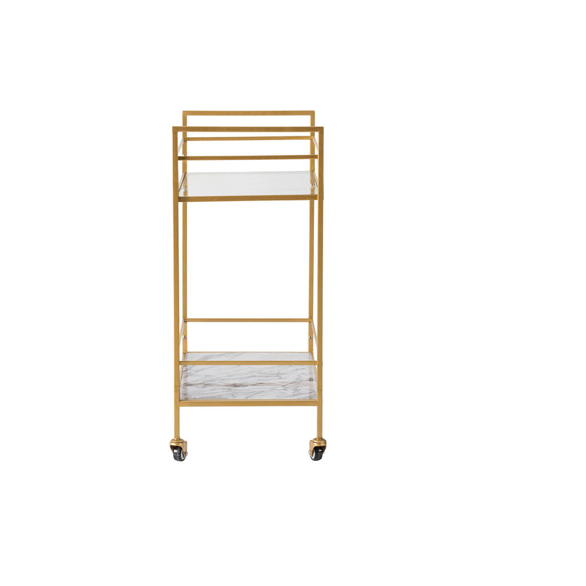 Anita Polished Gold Cart