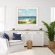 Waterside Collection Whitewash Distressed Wood With Ribbed Face Framed Art