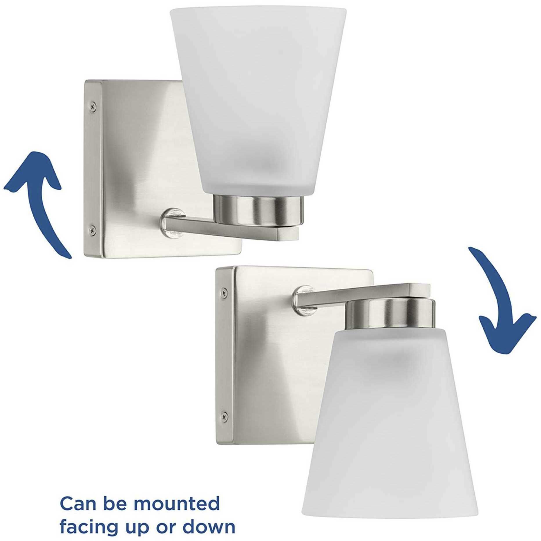 Tanner 1 Light 6.75 inch Brushed Nickel Vanity Light Wall Light