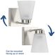 Tanner 1 Light 6.75 inch Brushed Nickel Vanity Light Wall Light