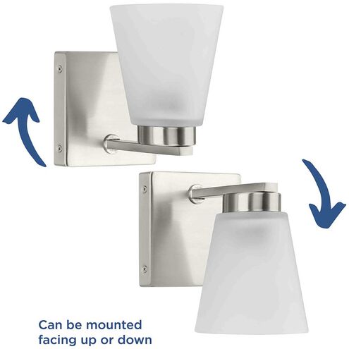 Tanner 1 Light 6.75 inch Brushed Nickel Vanity Light Wall Light