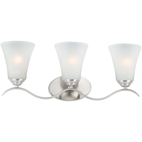 Vital 3 Light 24 inch Satin Nickel Bath Vanity Wall Light