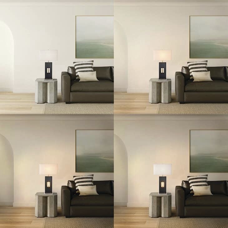 Deus Ex Machina 24 inch 100.00 watt Espresso and Brushed Nickel Table Lamp Portable Light