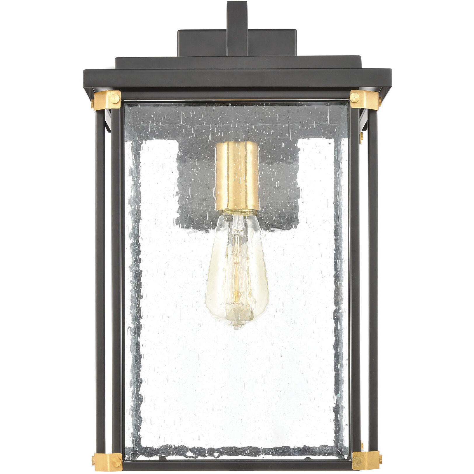 Vincentown 1 Light 18 inch Matte Black Outdoor Sconce