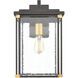 Vincentown 1 Light 18 inch Matte Black Outdoor Sconce