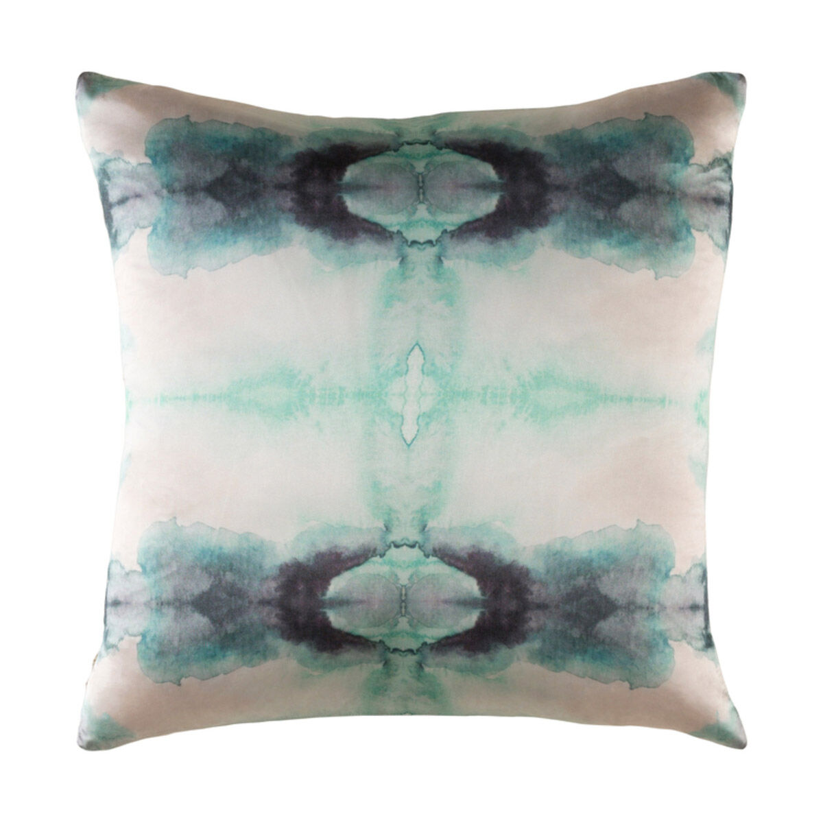 Kalos 20 X 20 inch White and Mint Throw Pillow