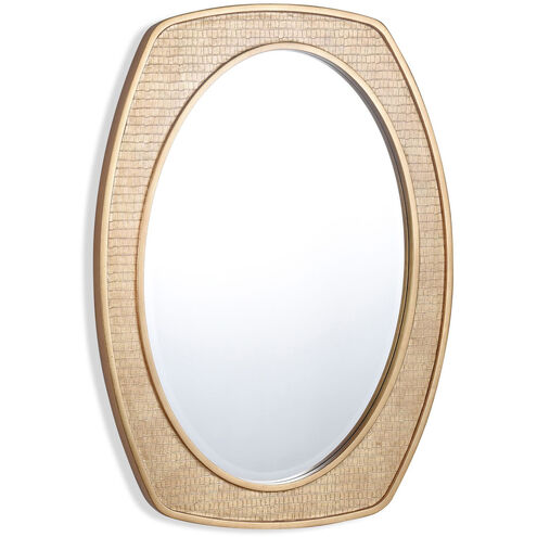 Reitz 33 X 25 inch Matte Gold Wall Mirror