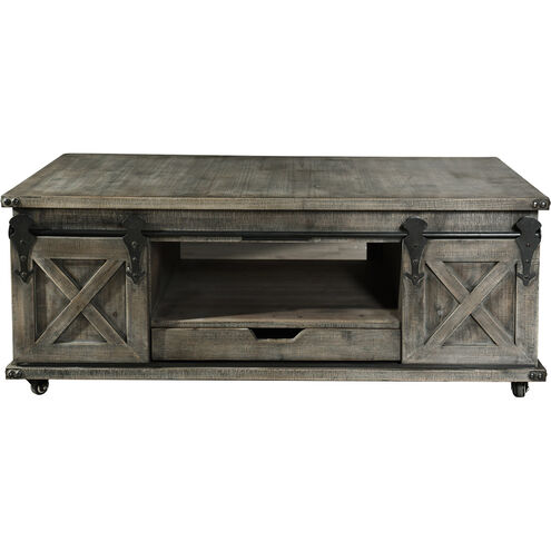 Presley 47 X 24 inch Driftwood Grey Coffee Table