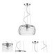 Mystere 1 Light 16 inch Polished Chrome Pendant Ceiling Light
