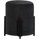 Wexler 19.5 inch Pebble and Blackened Iron Accent Stool